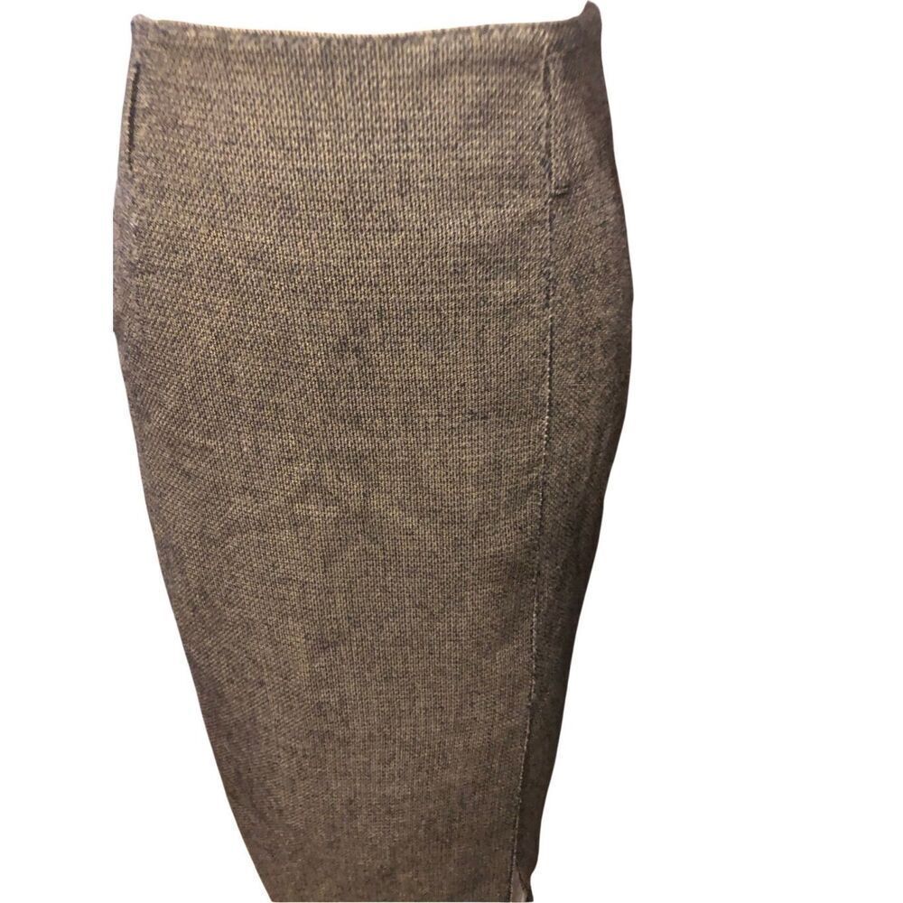 Vintage Oraz tweed wool front slit pencil skit with belt loops and hidden back z - Picture 2 of 11